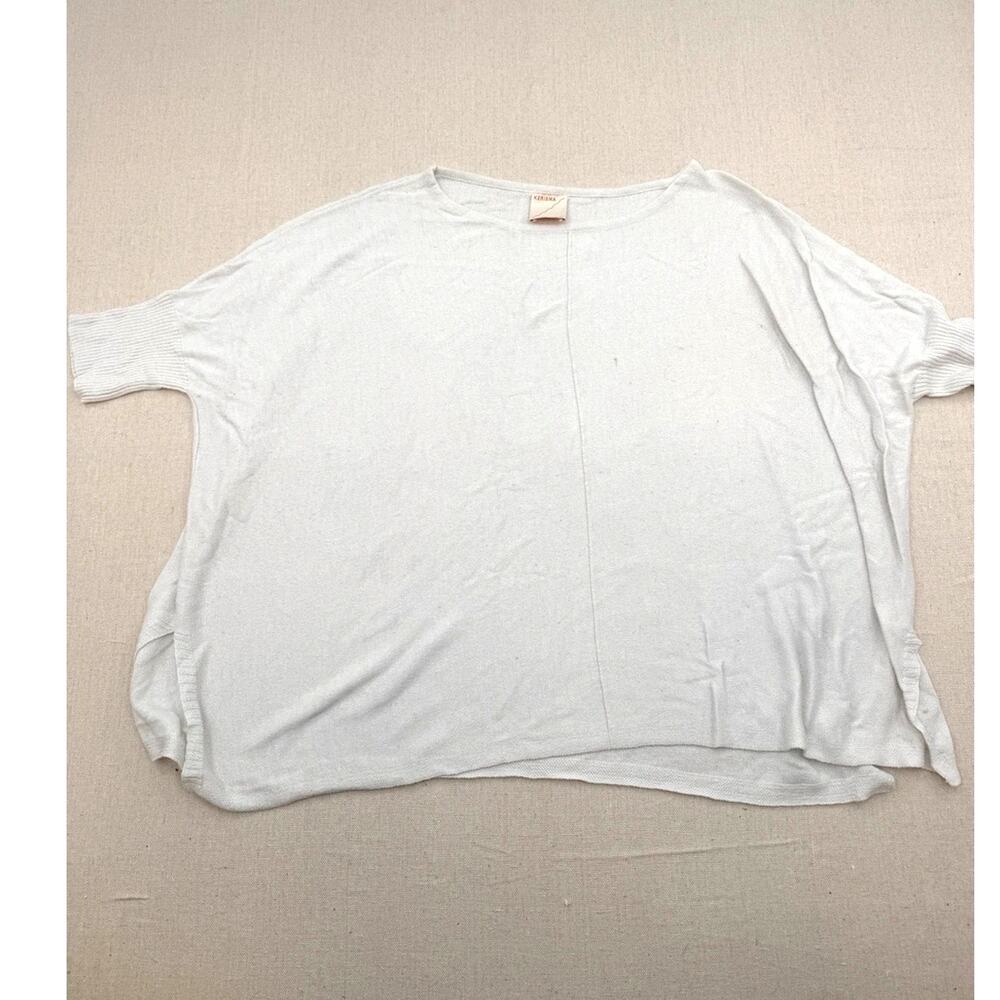 Kerisma Light Cream  Oversized Short Sleeve Top